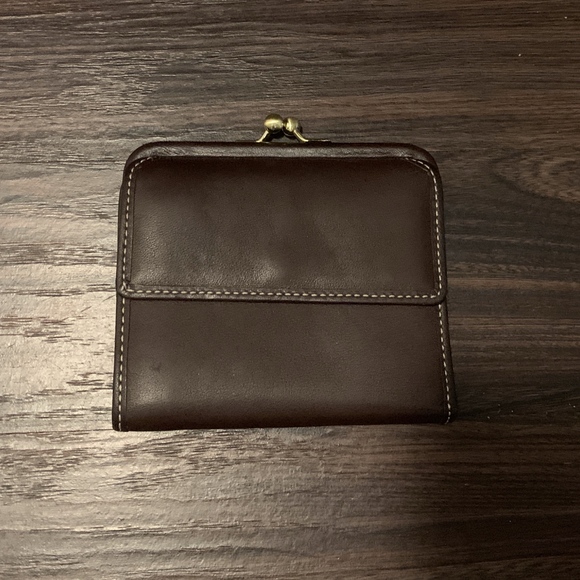 Coach Leather Trifold Wallet - Picture 1 of 4